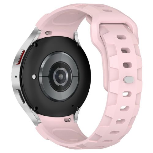 KALEBOL Silicone Band for Samsung Galaxy Watch7 44mm / 40mm Adjustable Watch Strap - Pink