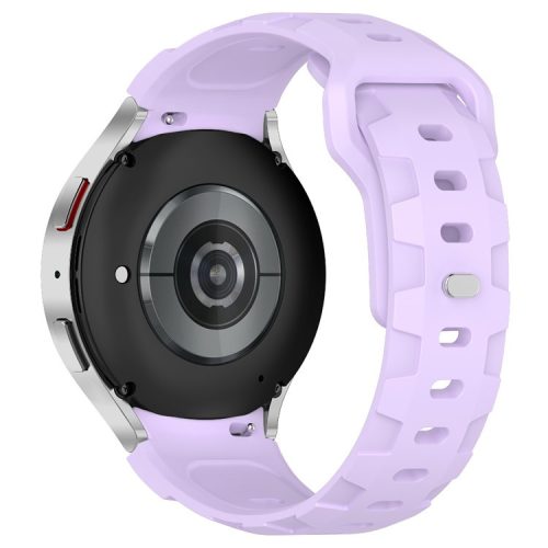 KALEBOL Silicone Band for Samsung Galaxy Watch7 44mm / 40mm Adjustable Watch Strap - Purple