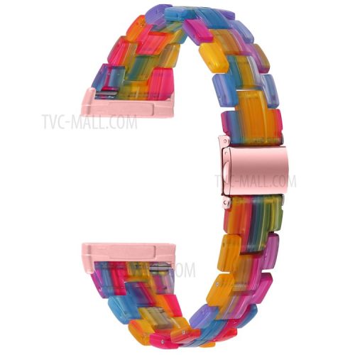 Resin Watch Band Light Weight Colorful Replacement for Fitbit Versa 3/Sense - Multi-Color