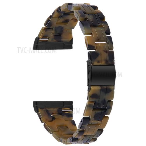 Resin Watch Band Light Weight Colorful Replacement for Fitbit Versa 3/Sense - Army Green