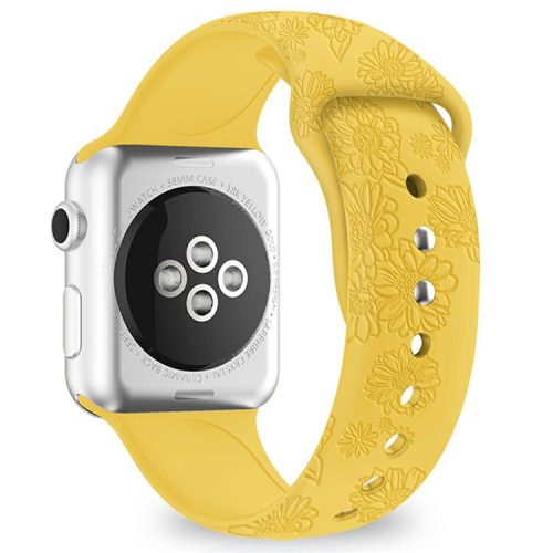 Watch Strap for Apple Watch Series 10 46mm / Ultra 2 Ultra 49mm / Series 9 8 7 45mm / SE (2023) SE (2022) SE 6 5 4 44mm / 3 2 1 42mm - Sunflower Ginger