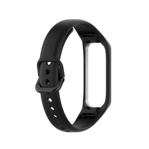 Smart Watch Band Silicone Wrist Strap for Samsung Galaxy Fit2 - Black