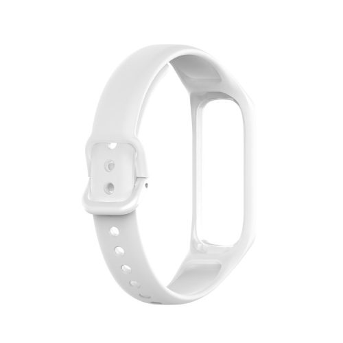 Smart Watch Band Silicone Wrist Strap for Samsung Galaxy Fit2 - White