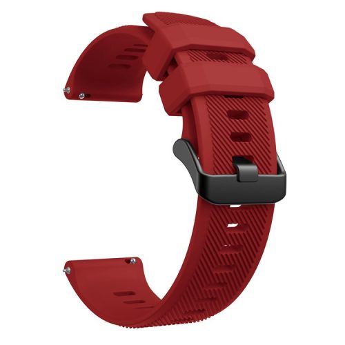 Sport Style Silicone Smart Watch Strap for Garmin Forerunner 745 - Red