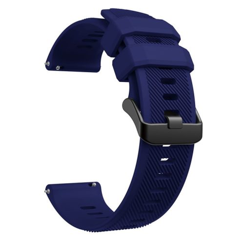 Sport Style Silicone Smart Watch Strap for Garmin Forerunner 745 - Midnight Blue