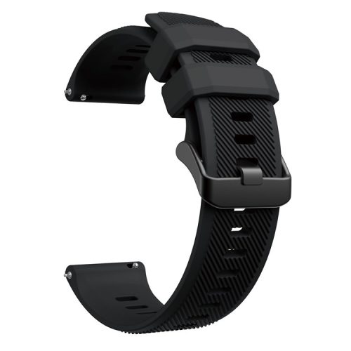 Sport Style Silicone Smart Watch Strap for Garmin Forerunner 745 - Black