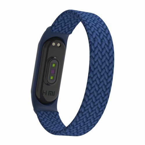 Elastic Nylon Wristband Watch Strap [Size: M] for Xiaomi Mi Band 5 / 4 / 3 - Blue