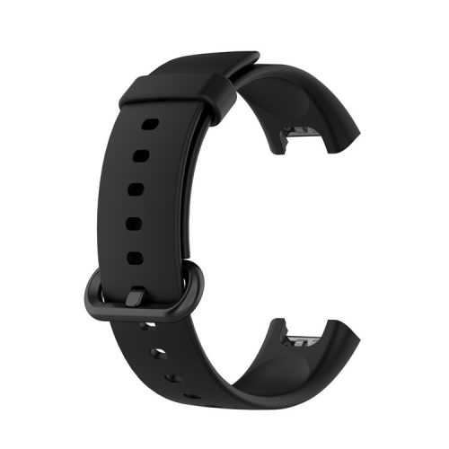 Soft Silicone Smart Watch Strap Replacement Watch Band for Xiaomi Redmi Watch / Mi Watch Lite - Black