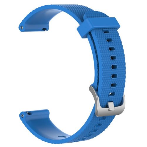 Textured Silicone Watch Band for Huawei Watch GT2 42mm, Size: L - Sky Blue