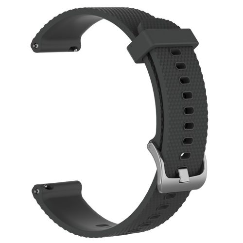 Textured Silicone Watch Band for Huawei Watch GT2 42mm, Size: L - Grey