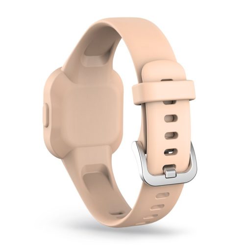 Solid Color Silicone Watch Band Strap for Garmin Vivofit jr 3 - Pink