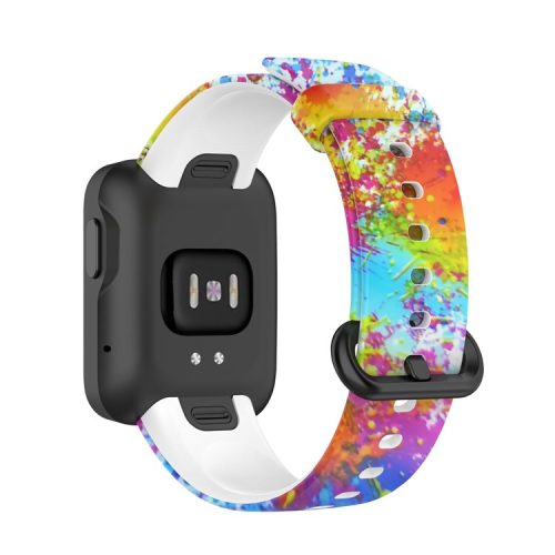 Pattern Printed Watchband Silicone Adjustable Smart Watch Strap for Xiaomi Redmi Watch / Mi Watch Lite - Colorful Print