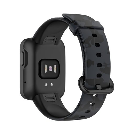 Pattern Printed Watchband Silicone Adjustable Smart Watch Strap for Xiaomi Redmi Watch / Mi Watch Lite - Camouflage Grey