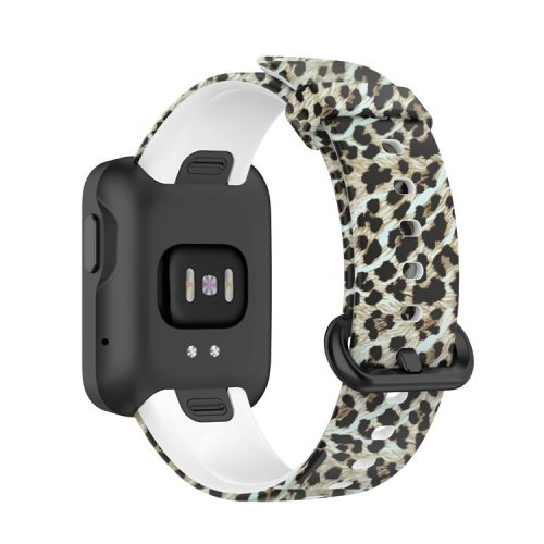 Pattern Printed Watchband Silicone Adjustable Smart Watch Strap for Xiaomi Redmi Watch / Mi Watch Lite - Leopard Print