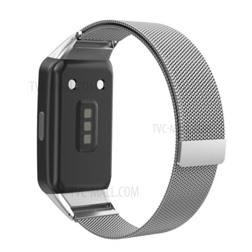 Milanese Stainless Steel Smart Watch Strap Wristwatch Band Belt for Huawei Honor 6/Huawei Band 6 - Grey