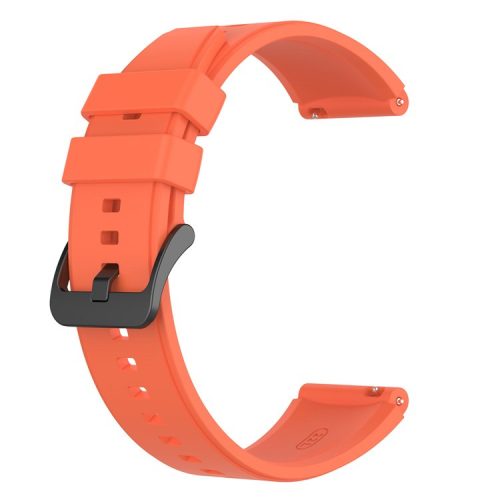 22mm Plain Silicone Watch Band Strap Replacement for Huawei Watch 3/Watch 3 Pro - Orange