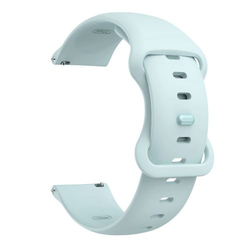 22mm Width Soft Silicone Universal Band Strap Replacement for Huawei Watch 3 / 3 Pro / Samsung Amazfit Watch Etc - Baby Blue