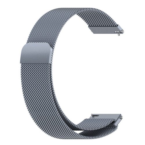 Replacement Milanese Stainless Steel Mesh Strap Smart Watch Band 22mm for Huawei Watch 3/Watch 3 Pro - Space Gray