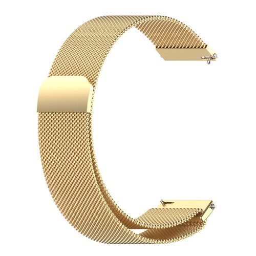 Replacement Milanese Stainless Steel Mesh Strap Smart Watch Band 22mm for Huawei Watch 3/Watch 3 Pro - Gold