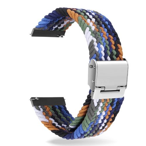 Easy Adjustable Elastic Nylon Watch Band Replacement Watch Strap 20mm for Samsung Galaxy Watch 42mm - Cowboy Style