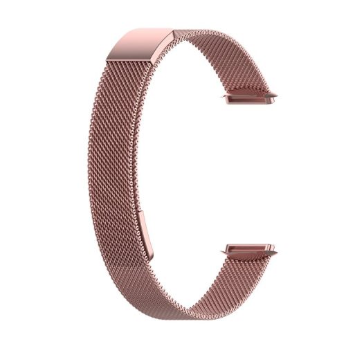 Stainless Steel Adjustable Watch Band Strap for Fitbit Luxe/Special Edition - Rose Pink