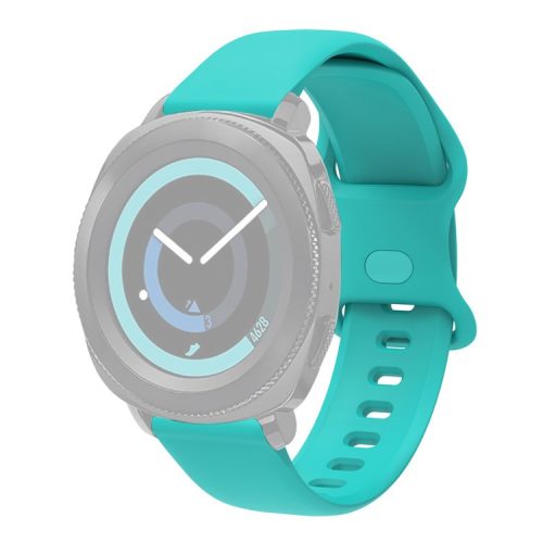 22mm Adjustable Universal Silicone Watchband Strap Replacement Wrist Strap for Xiaomi Haylou RT LS05s/RS3 LS04 - Lake Blue