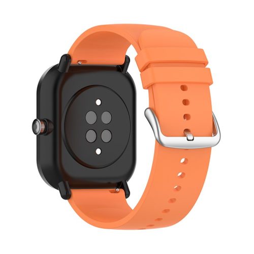 Soft Silicone Adjustable Smart Watch Band Replacement Strap 20mm for Samsung Galaxy Watch 5 / Watch 5 Pro / Watch4 Classic 46mm 42mm / Galaxy Watch4 44mm 40mm / Galaxy Watch3 41mm / Watch Active - Orange