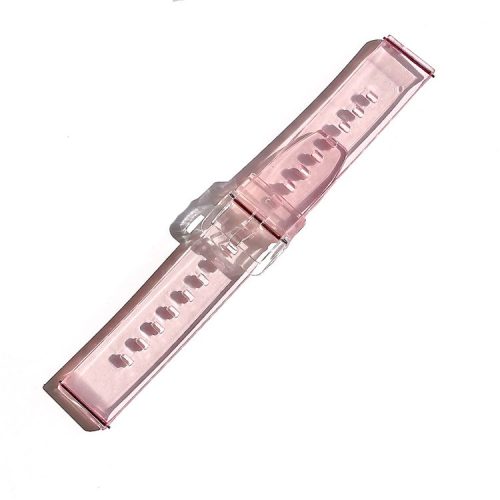 Soft TPU Color Changing Smart Watch Band Replacement Strap 20mm for Samsung Galaxy Watch4 Classic 46mm 42mm/Watch4 44mm 40mm/Galaxy Watch Active2 40mm 44mm/Galaxy Watch3 41mm - Pink