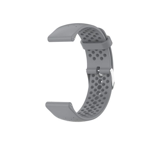 Breathable Smart Watch Strap Replacement Silicone Wrist Band for Garmin Forerunner 158/55 - Grey