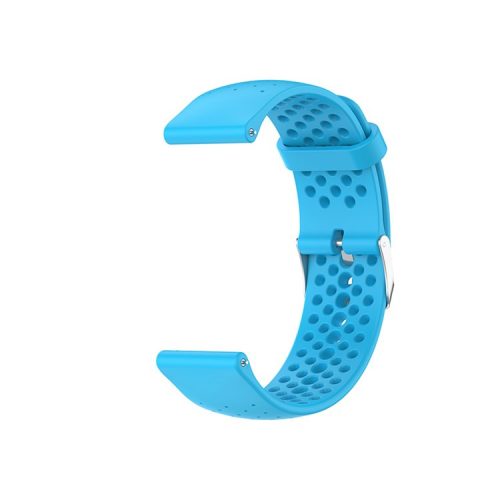 Breathable Smart Watch Strap Replacement Silicone Wrist Band for Garmin Forerunner 158/55 - Sky Blue