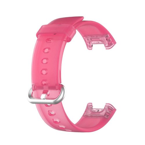 Transparent TPU Smart Watch Band Replacement Wrist Strap for Xiaomi Redmi Watch / Mi Watch Lite - Transparent Rose