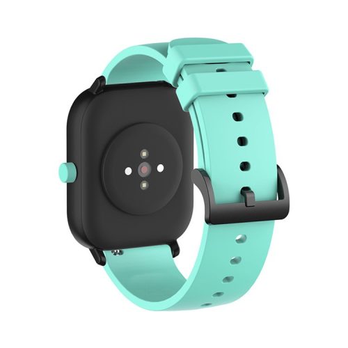 Replacement Silicone Smart Watch Band Adjustable Wrist Strap 20mm for Polar Pacer Pro/Samsung Galaxy Watch4 Classic 46mm 42mm/Watch4 44mm 40mm/Huami Amazfit GTS - Light Green