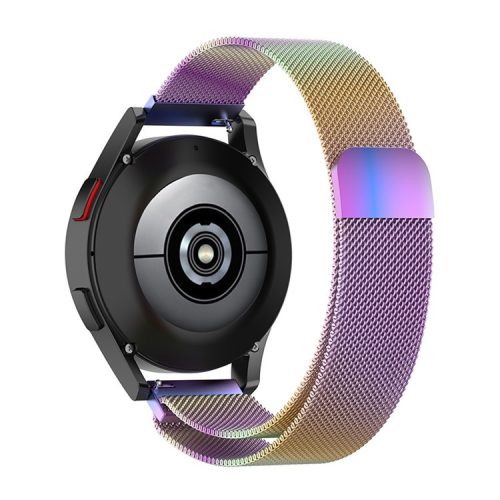 Stainless Steel Milanese Smartwatch Replace Strap 20mm for Samsung Galaxy Watch6 40mm 44mm / Watch6 Classic 43mm 47mm / Watch 5 40mm 44mm / 5 Pro 45mm / Watch4 40mm 44mm - Colorful