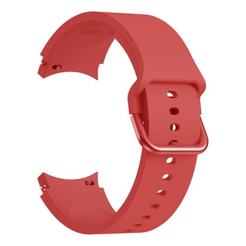 Soft Silicone Watch Strap Replacement Sport Band for Samsung Galaxy Watch6 40mm 44mm / Watch6 Classic 43mm 47mm / Watch 5 40mm 44mm / 5 Pro 45mm / Watch4 40mm 44mm - Red