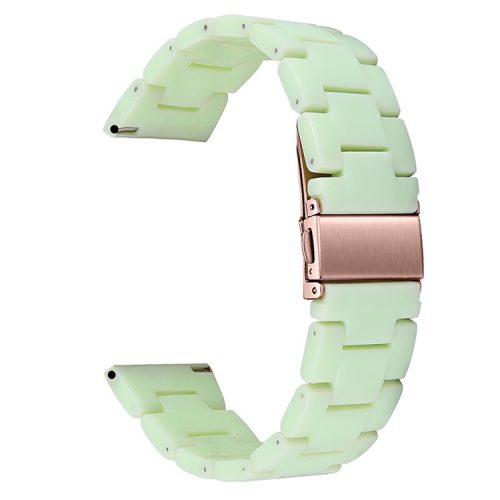 Resin Watch Band Stainless Steel Buckle Strap Bracelet for Samsung Galaxy Watch4 Classic 42mm / 46mm - Avocado Green