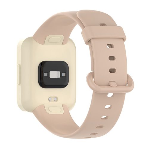 Adjustable Solid Color Watch Band Soft Silicone Strap for Xiaomi Redmi Watch 2 / Redmi Watch 2 Lite - Pink