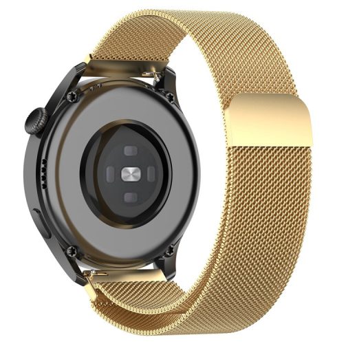 Breathable Milanese Stainless Steel Mesh Band Watch Strap for Huawei Watch GT3 42mm/Samsung Galaxy Watch 42mm - Gold