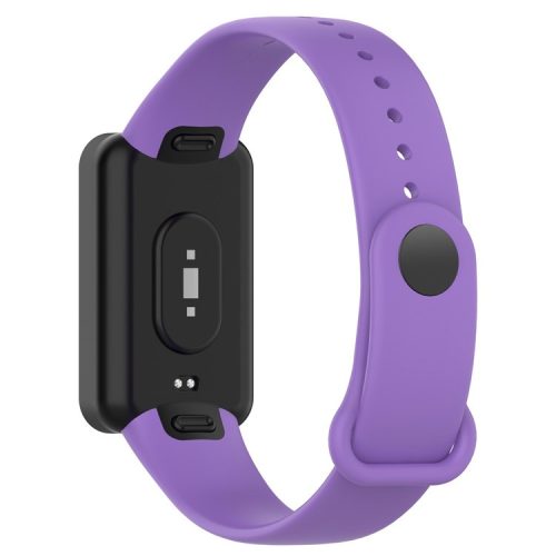 Silicone Waterproof Soft Watch Strap Wristband with Buckle for Xiaomi Redmi Smart Band Pro - Purple