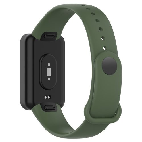 Silicone Waterproof Soft Watch Strap Wristband with Buckle for Xiaomi Redmi Smart Band Pro - Midnight Green