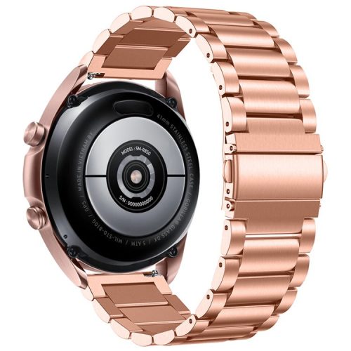 20mm Stainless Steel Watch Strap for Huawei Watch GT 2 42mm/Watch 2 Quick Release Watch Band Business Style Watchband - Rose Gold