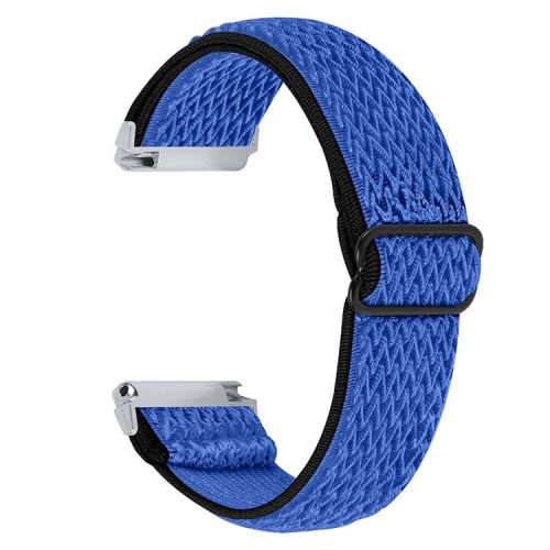 For Fitbit Versa 2 / Fitbit Versa/Versa Lite/Versa SE Universal Watch Band  Adjustable Elastic Watch Strap with Buckle - Dark Blue