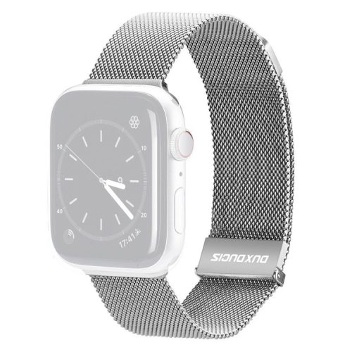 DUX DUCIS For Apple Watch Series 10 46mm / Ultra 2 Ultra 49mm / 9 8 7 45mm / SE (2023) SE (2022) SE 6 5 4 44mm / 3 2 1 42mm Wrist Strap - Silver