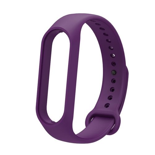 Soft TPU Watch Band for Xiaomi Mi Band 7, Adjustable Wrist Strap Bracelet Replacement - Purple