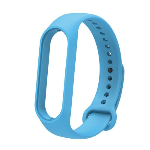 Soft TPU Watch Band for Xiaomi Mi Band 7, Adjustable Wrist Strap Bracelet Replacement - Sky Blue