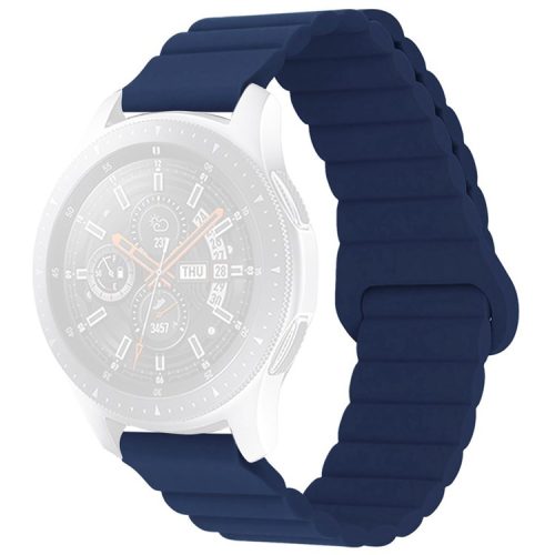 For Haylou LS02 / RS4 / RS4 Plus / Huawei Watch GT 3 Pro 43mm, Silicone Watchband 20mm Universal Magnetic Watch Strap - Blue