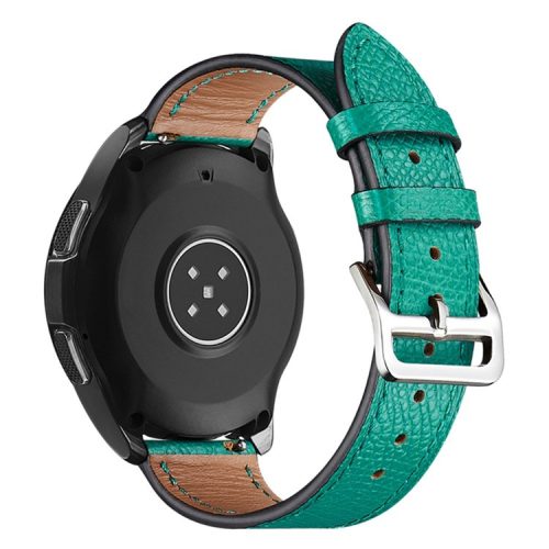 XIAOMI YOUPIN for Haylou LS02 / RS4 Plus LS11 20mm Watch Bands Replacement Strap Textured Genuine Leather Adjustable Wrist Strap - Green