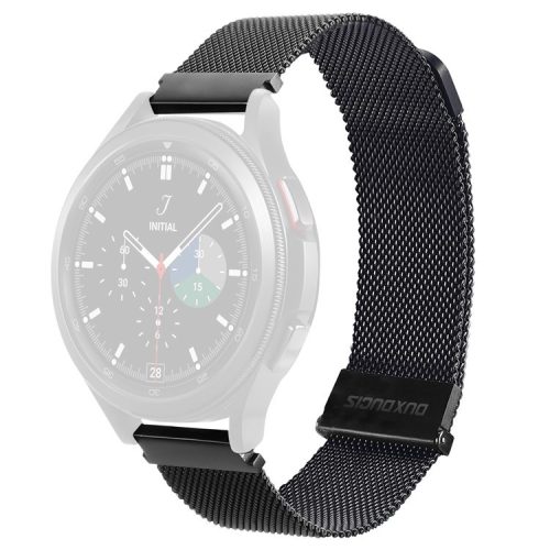 DUX DUCIS DUX DUCIS Milanese Watch Band for Samsung Galaxy Watch3 41mm / Watch 6 40mm 44mm Stainless Steel Alloy 20mm Magnetic Strap Bracelet - Black