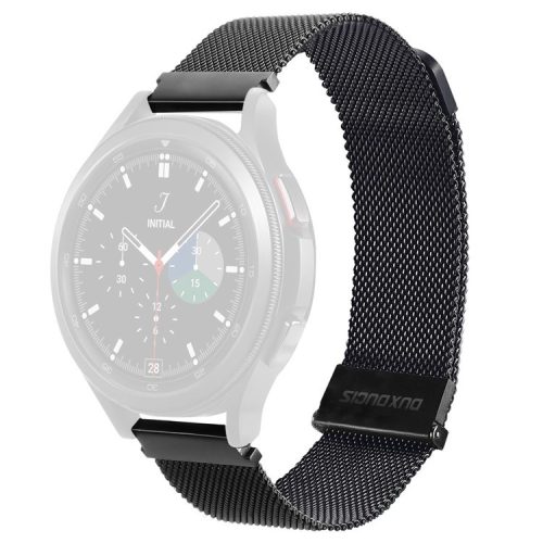 DUX DUCIS 22mm Magnetic Watch Band for Samsung Galaxy Watch3 45mm / Huawei Watch GT 3 46mm / GT 3 Pro 46mm Stainless Steel Alloy Milanese Watch Strap - Black