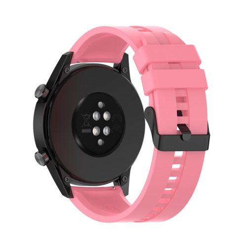 22mm Silicone Smart Watch Bands for Huawei Watch Buds / Watch 3 Pro New, Wrist Strap Watchband Replacement - Pink