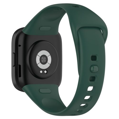 Silicone Watch Band for Xiaomi Redmi Watch 3 / Mi Lite Watch 3 Soft Strap Quick Release Watchband - Blackish Green